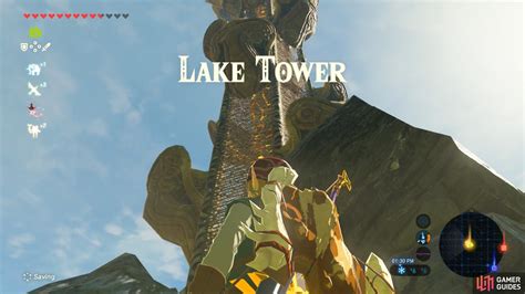 Lake Tower Lake Region Towers And Shrines The Legend Of Zelda