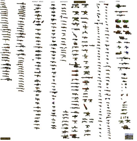 Complete Weapon Sprite Sheet By Dantewreckmen 999 On Deviantart