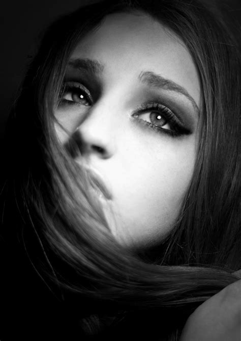 The tail of a pink panther. black and white photography - sad girl | Black & White ...
