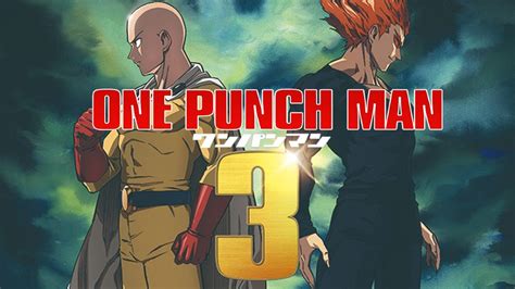 One Punch Man Season 3 Officially Announced Poster Release Date And