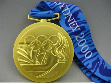 Sydney 2000 Olympic Bronze Medal And Logo Ribbons And Display Stands Free