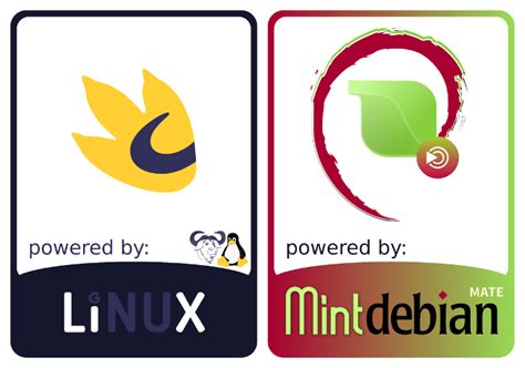 Gnu Linux And Mint Debian Mate Stickers By Nashabah On Deviantart