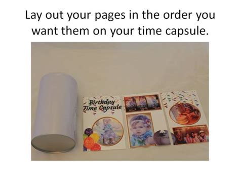 Diy Time Capsule Craft Time Capsule Company
