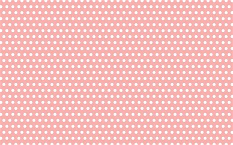 Polka Dots Art Abstract Pink Landscape Wide Background White Shapes