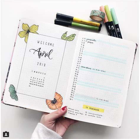 20 monthly spread layouts for your bullet journal ideas and inspiration — square lime designs
