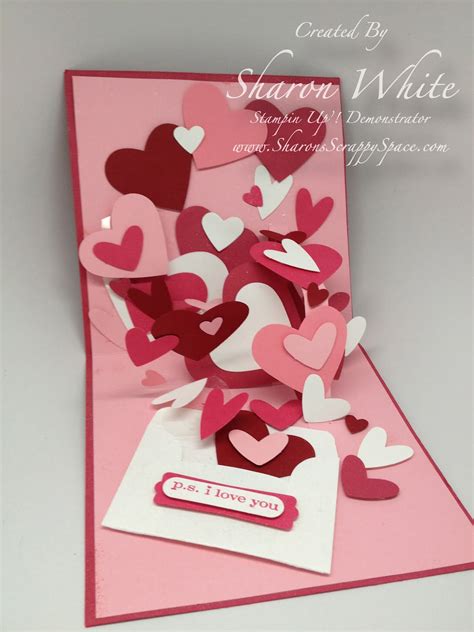 5 out of 5 stars. Sharon's Scrappy Space: Valentine Heart Card Pop Up