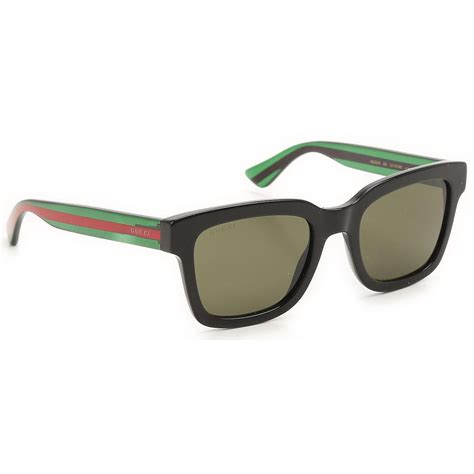 gucci sunglasses in green for men lyst