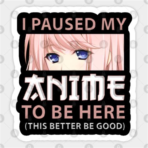Anime Anime Sticker Teepublic