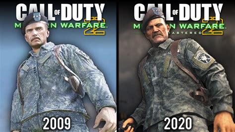 Call Of Duty Modern Warfare 2 Remastered Vs Original Direct Comparison Youtube