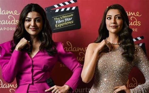 Kajal Aggarwal Unveils Her Wax Statue At Madame Tussauds Singapore Her Excitement Sees No