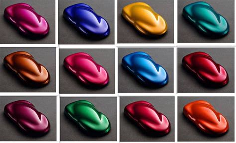 Car Paint Samples Chart Pearl Paint Colors For Cars Metallic Car Paint