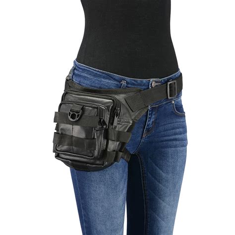 Milwaukee Leather Conceal And Carry Leather Thigh Bag W Waist Belt