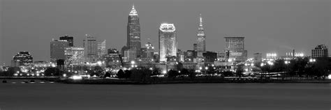 Black And White Cleveland Ohio Photograph By Frozen In