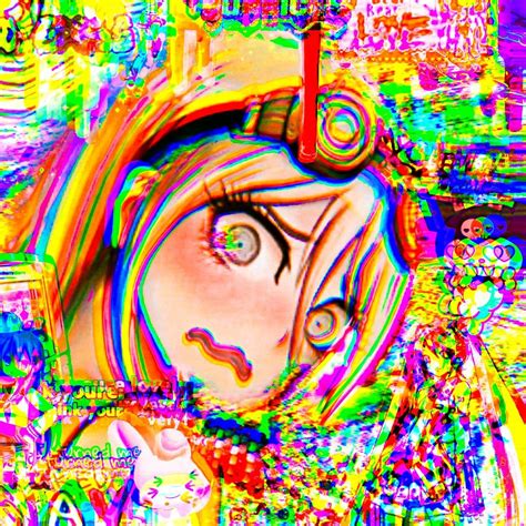 Miu Iruma Glitchcore Edit Glitchcore Anime Aesthetic Anime Anime Icons