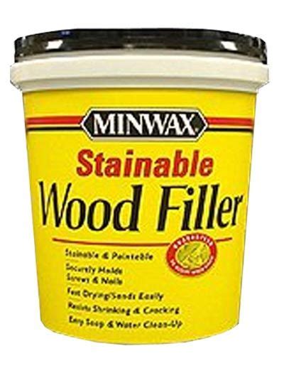 For big gap filling capacity use tubes of pur glue. Stainable Wood Filler - BRAND: Minwax - Used to patch wood, fill natural or process made gaps in ...