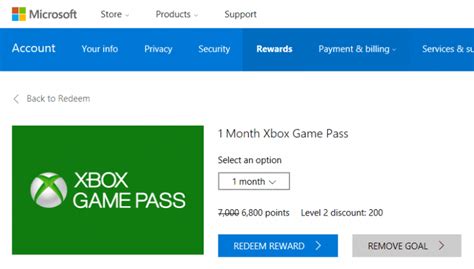 Earn Xbox Game Pass Access With Microsoft Rewards Points