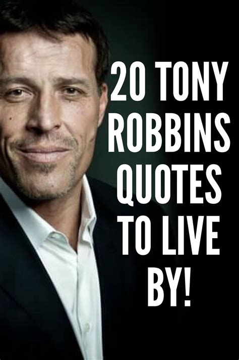 20 Tony Robbins Quotes To Live By! | Believe in yourself quotes, Quotes ...