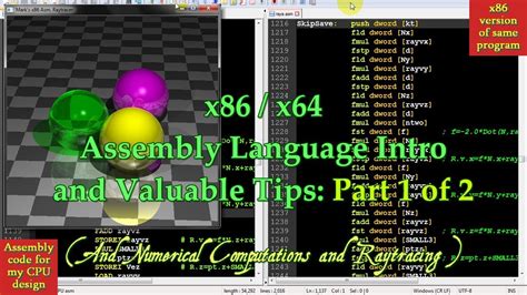 X86x64 Assembly Language Intro And Valuable Tips Pt 12 Youtube