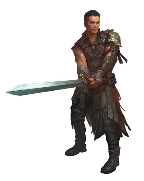 Male Human Greatsword Fighter Pathfinder Pfrpg Dnd Dandd 35 5e 5th Ed