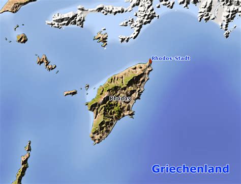 Karte Rhodos Stadt In Griechenland Landkarte Und Satellitenbilder