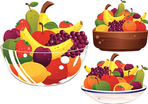 Empty Fruit Basket Cartoon