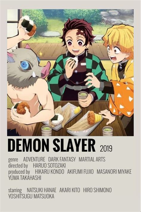 Demon Slayer Poster By Emily In 2021 Anime Minimalist Poster Anime