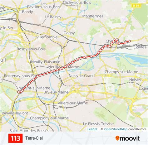 Ligne 113 Horaires Stations And Plans Terre Ciel