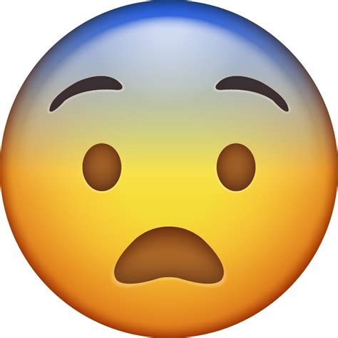 Example Scared Face Emoji Image Cowboy