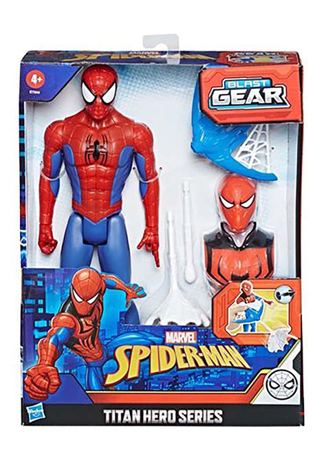 Marvel Spider Man Titan Hero Series Blast Gear 12 Inch Action Figure