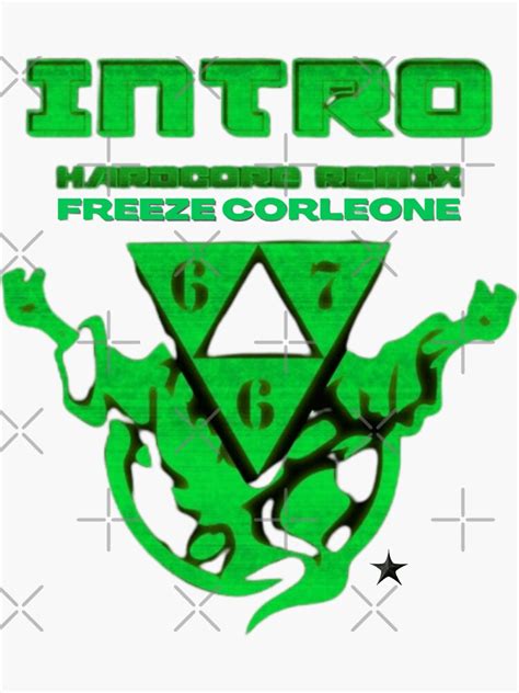 Freeze Corleone 667 Logo Intro Sticker For Sale By Jessicareho007