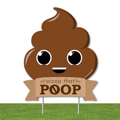 Scoop That Poop Outdoor Lawn Sign No Dog Poop Sign Yard Etsy Australia