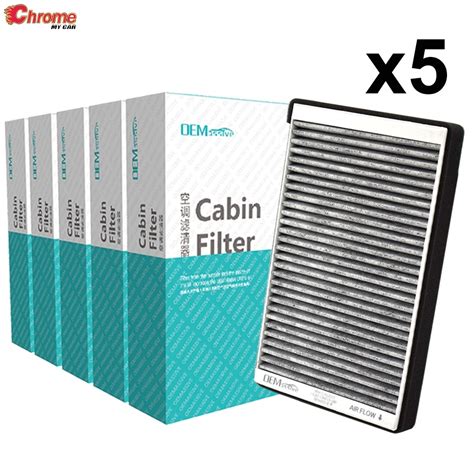 5x Auto Accessoires Pollen Cabine Airconditioning Filter Voor Ford
