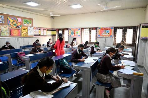 Delhi Schools Reopen For Classes 9 And 11 Amid Covid 19 See Day 1 In