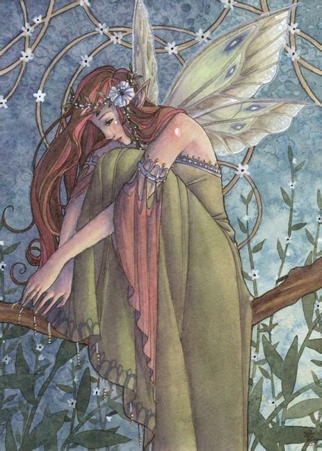 Irish Fairy With Flowers By Sarambutcher The Faerie Folk