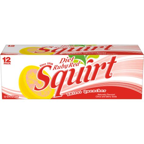 Diet Squirt Ruby Red Soda 12 Cans 12 Fl Oz Food 4 Less