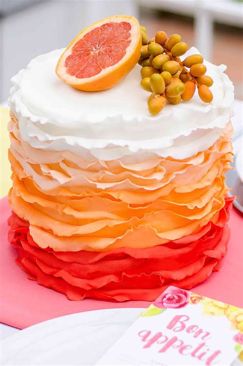 25 Ombre And Ruffle Wedding Cake Wonders