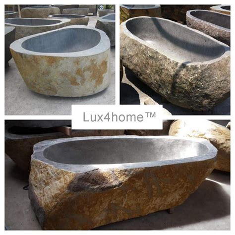 Каменные ванны Lux4home Ручная работа в Индонезии Lux4home