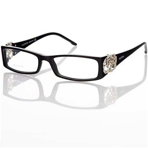 Valentino Women S Eyeglasses Plastic Rectangle Black Val5652 U 240 81 List Price