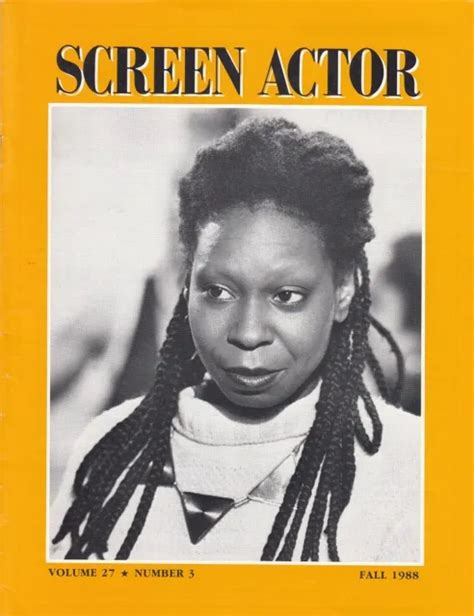 Whoopi Goldberg Vintage American Screen Actor Magazine Fall 1988 C14 £375 Picclick Uk