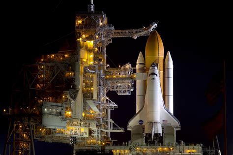 After a year of decommissioning, nasa's space shuttle discovery will make her final flight, to dulles international airport — site of the national air and space museum's steven f. Space Shuttle Discovery STS-133 on Launch Pad | National ...