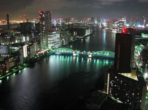 Filesumida River At Night Tokyo Wikipedia The Free Encyclopedia