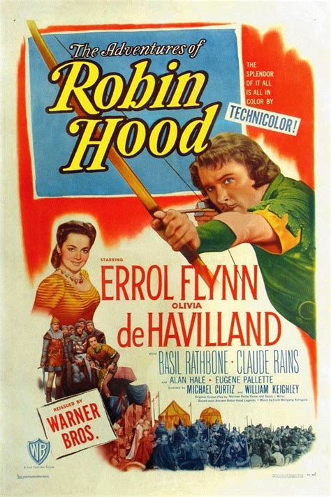 The Adventures Of Robin Hood X Movie Poster Movie Posters Classic Films Posters