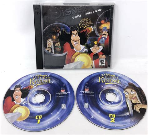 Disneys Villains Revenge Pc Game 2 Disc 1999 Complete With Manual Pc