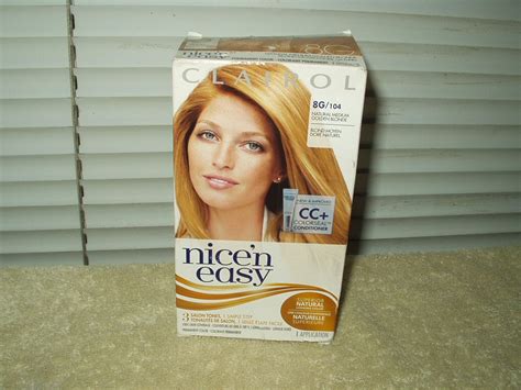 Nice N Easy Natural Medium Golden Blonde Permanent Hair Color 8g 104