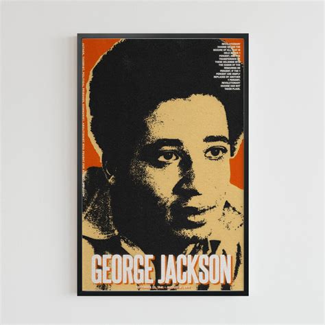 George Jackson 11 X 17 Poster Print Color Collective Press