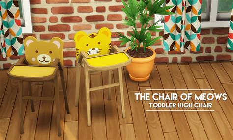 My Sims 4 Blog The Chair Of Meows Highchair