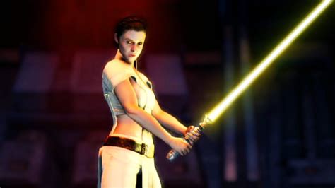 Jedi Princess Leia Fight Scene Star Wars Force Unleashed 2 Endor Dlc Youtube