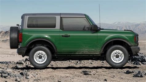 2022 Ford Bronco Gains New Eruption Green Metallic Color Mykcford