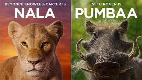 Disney Shares Character Posters For Upcoming Lion King Remake Tyla