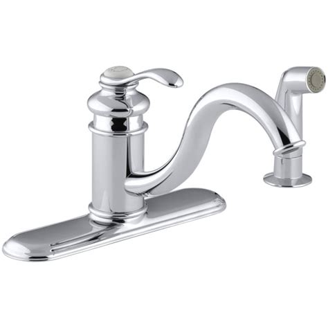 Troubleshooting, installation and repair tips for kohler bathroom and kitchen. Shop Kohler K-12172 Single Handle Kitchen Faucet with Side ...
